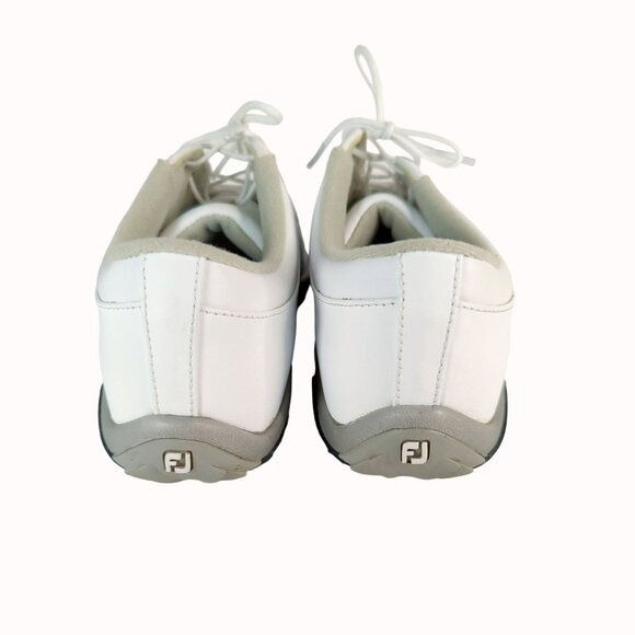 Footjoy Summer Series Golf Shoes Women Size 6.5 M White Brown - Picture 4 of 8